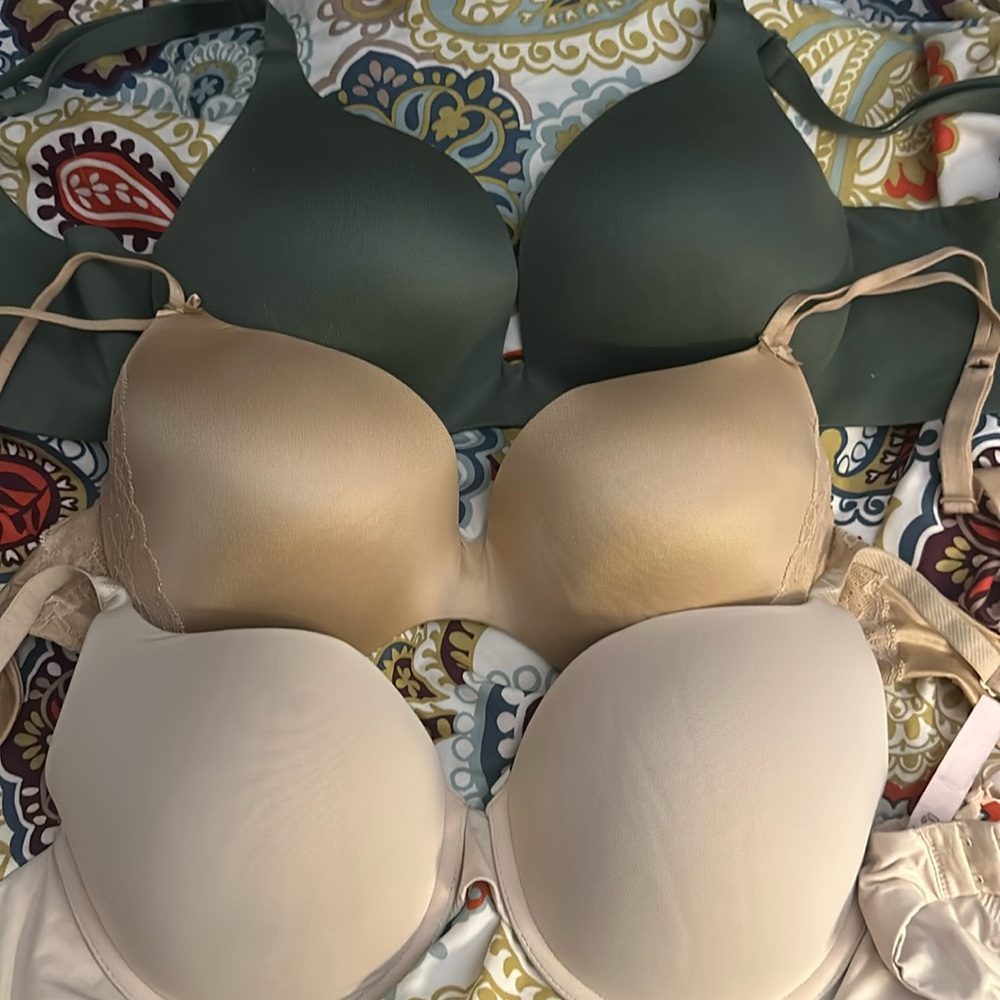 3 bras all padded